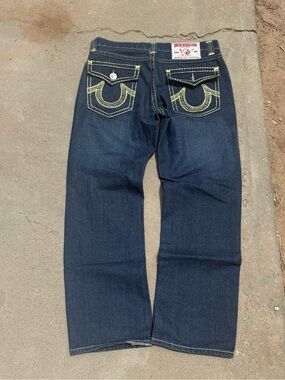 True religion golden denim